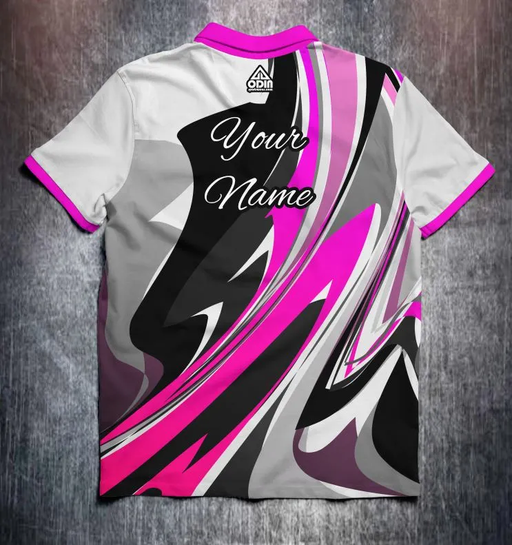 Abstract bright paint Pink - Image 2