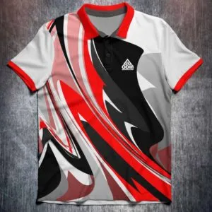 Abstract bright paint Red