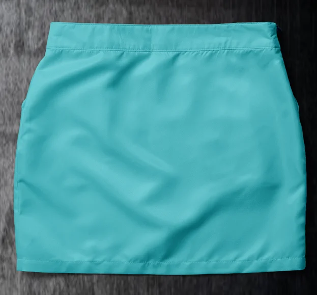 Basic Skirt Aqua - Image 2