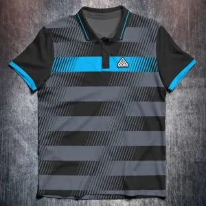 Black Grey Lines Stripes Blue