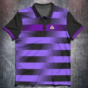 Black Purple Lines Stripes