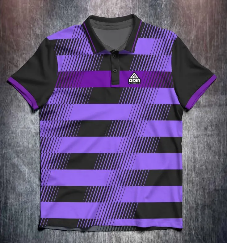 Black Purple Lines Stripes