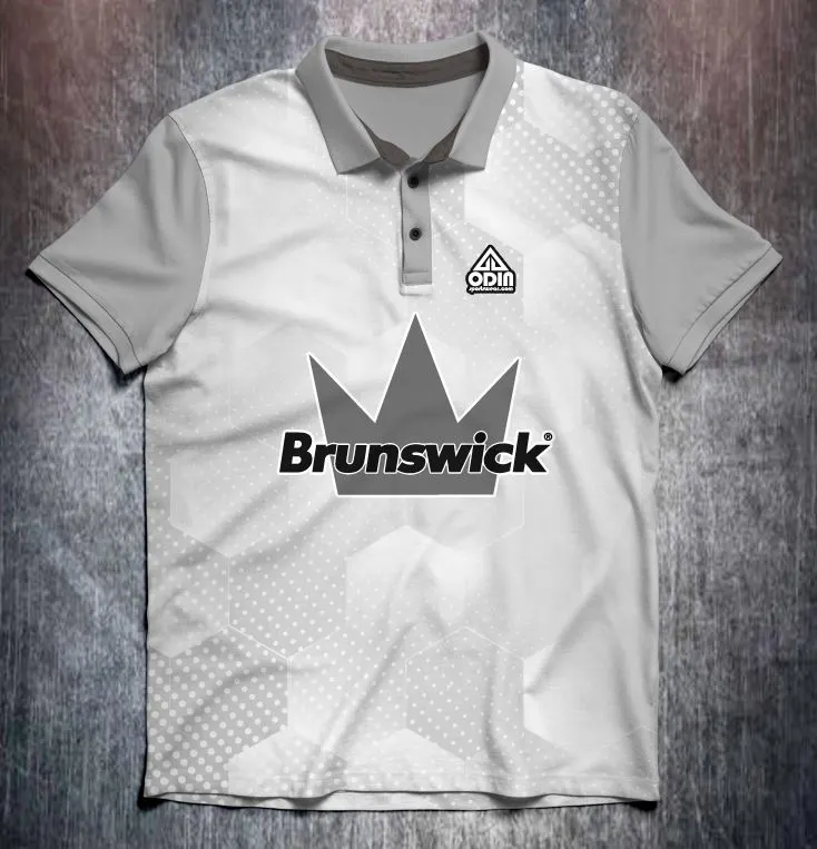 Brunswick Grey White Hexagon