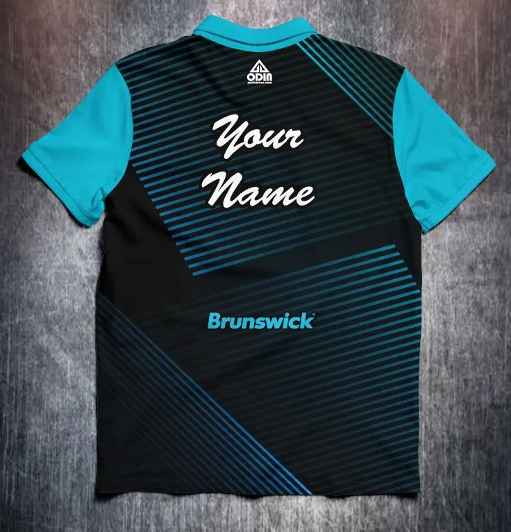 Brunswick Black Blue stripes - Image 2