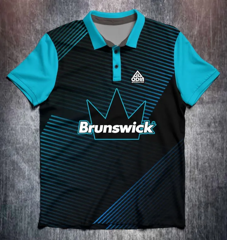 Brunswick Black Blue stripes