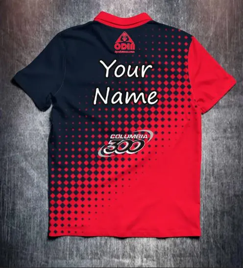 Columbia 300 Halftone red black - Image 2