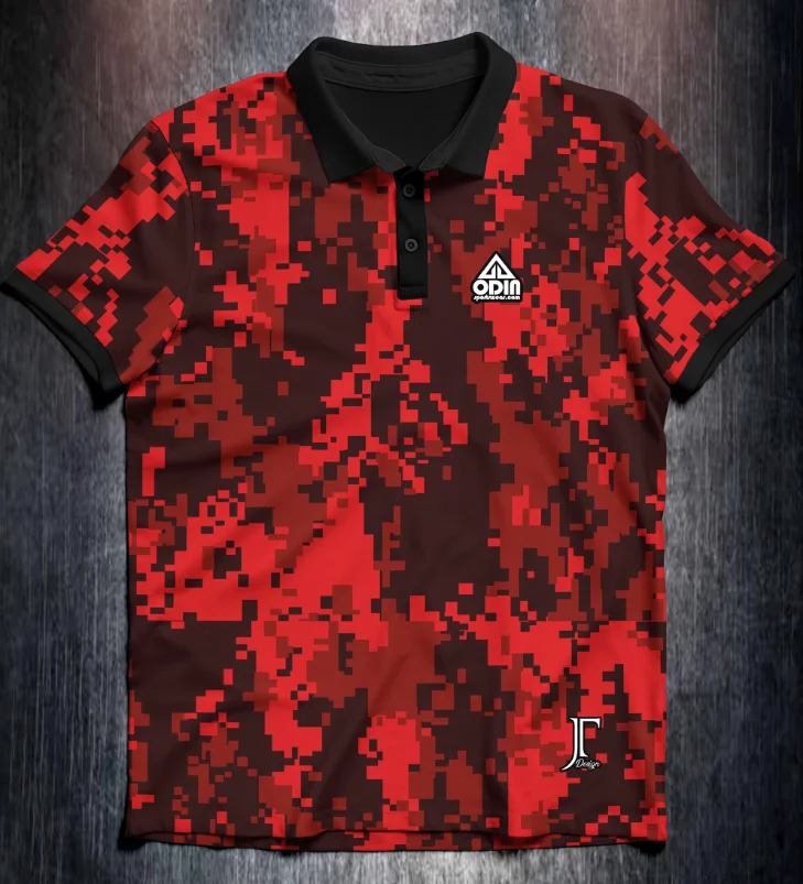 JT Pixel camo red
