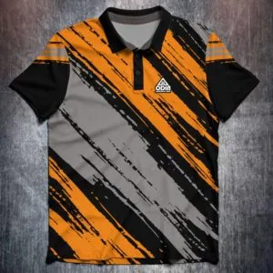 Paint strokes Orange