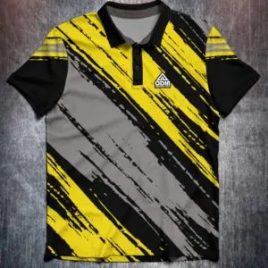 Paint strokes Yellow