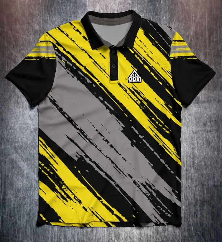 Paint strokes Yellow