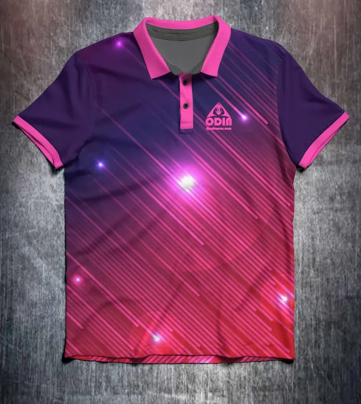 Pink Purple Glowing lines