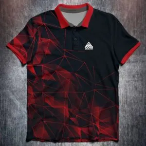 Red Technical Mesh