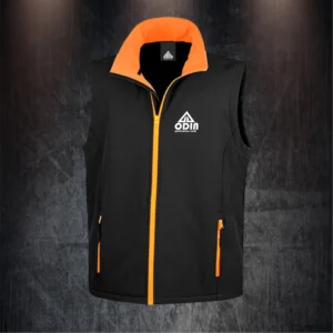 Basic Bodywarmer Black-Orange