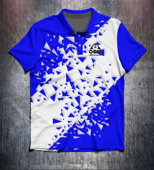 Broken triangles Blue