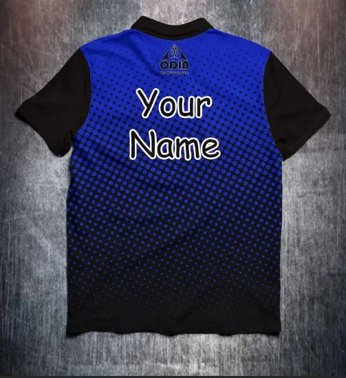 Half Tone Dots Blue - Image 2