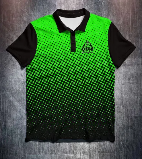 Half Tone Dots Green