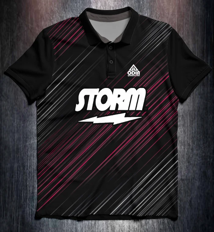 Storm Duotone Stripes Pink