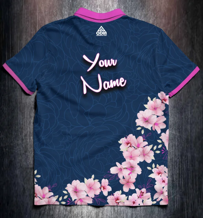 Emma Palermaa 2022-2 Blue pink flowers - Image 2