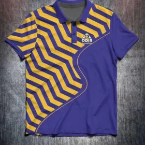 Purple Yellow Zigzag